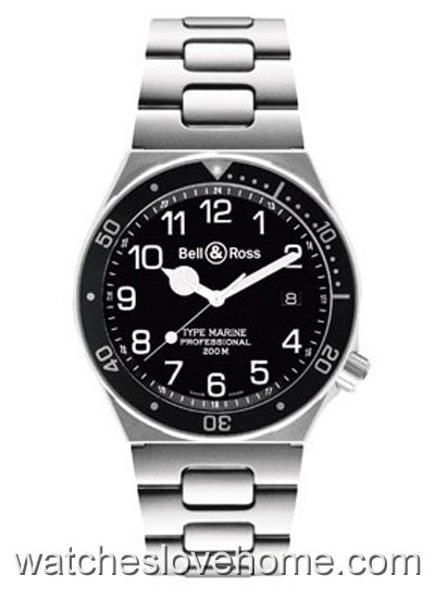Round 40.0 mm Bell & Ross Automatic Professional TYPE MARINE