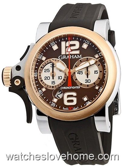 46millimeters Automatic Round Graham Chronofighter RAC 2TRAG.C01A.K43B