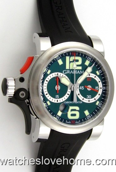 Automatic 46 mm Round Graham Chronofighter RAC 2TRAS.G01A.K43B