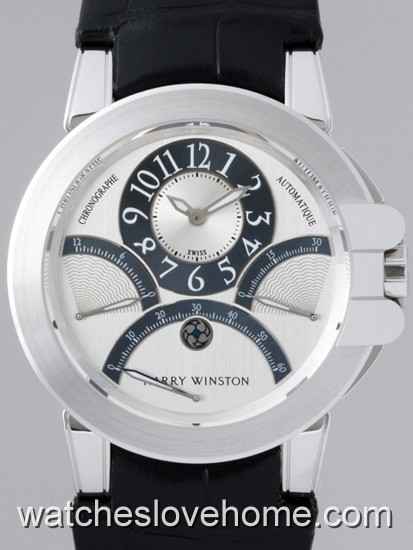 Round Harry Winston Null Automatic Ocean Collection 400.MCRA44WL.W