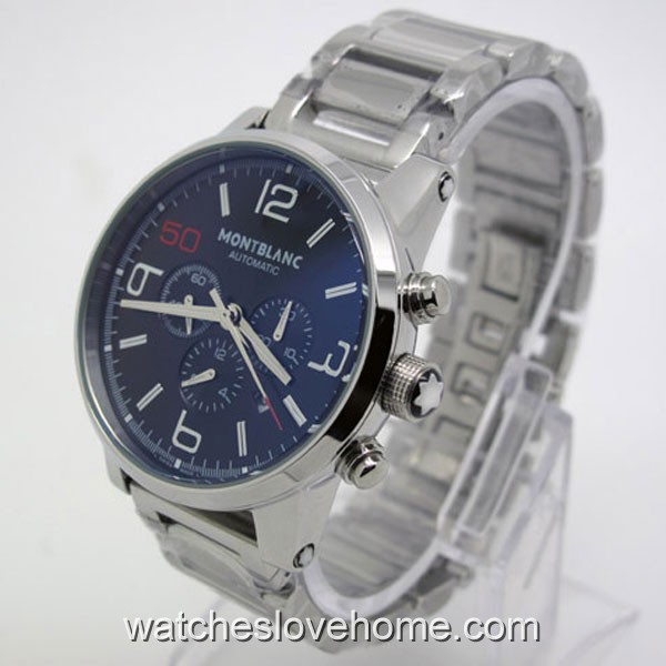 42mm Round Swiss Automatic Montblanc Time Walker 09668