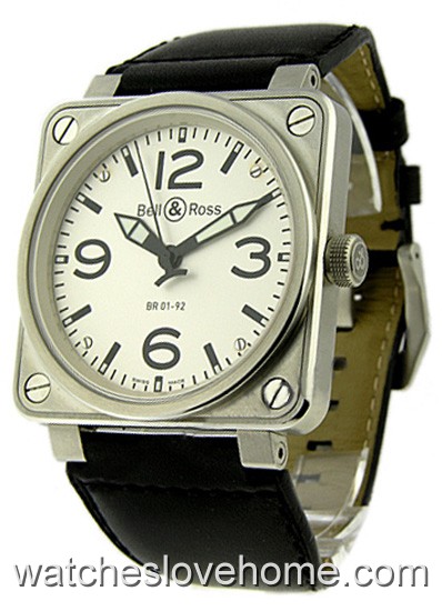 Automatic Bell & Ross Square 46 mm BR01 BR-01-92-WHT-LS