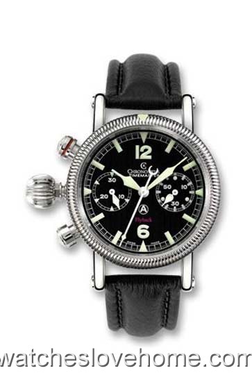 42mm Chronoswiss Bracelet Automatic Timemaster CH 7633 LE BK