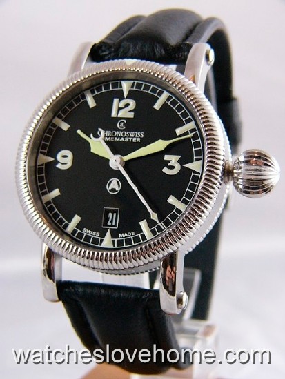 Automatic 40mm Chronoswiss Bracelet Timemaster CH2833BK