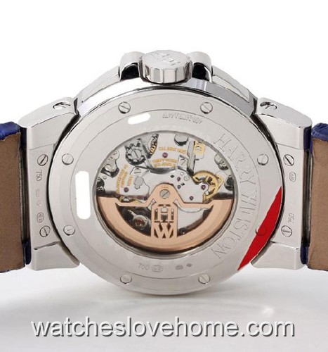 44 mm Round Automatic Harry Winston Ocean Collection 400-MCRA44WL-W