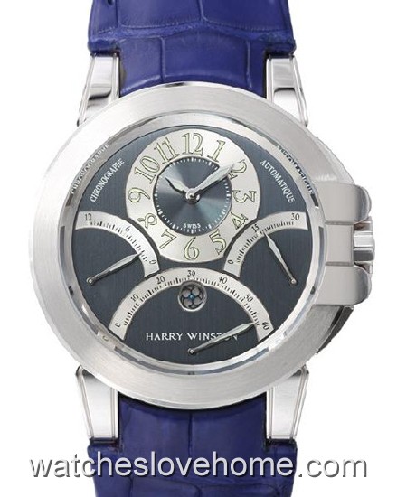 44 mm Round Automatic Harry Winston Ocean Collection 400-MCRA44WL-W
