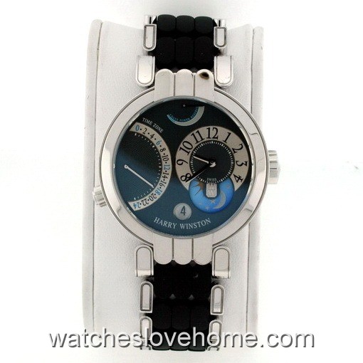 Automatic 40mm Harry Winston Round Premier Excenter