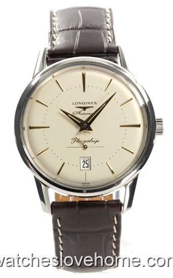 Longines Round 38.5 mm Automatic Flagship L4.795.4.72.2