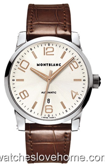 Round 43 mm Montblanc Automatic Time Walker 101550