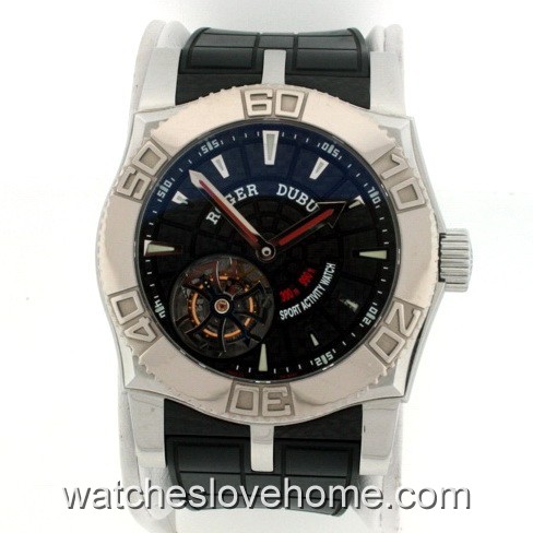 49mm Round Roger Dubuis Manual Wind Easy Diver Tourbillon