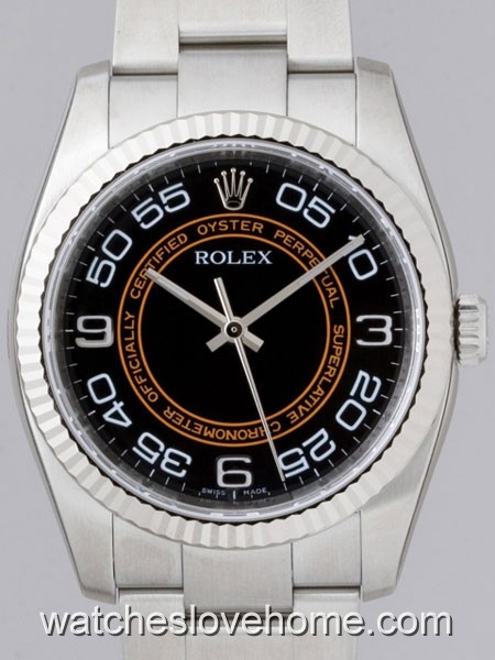 Automatic Rolex Round 36 mm Oyster Date 116034BKOCAO