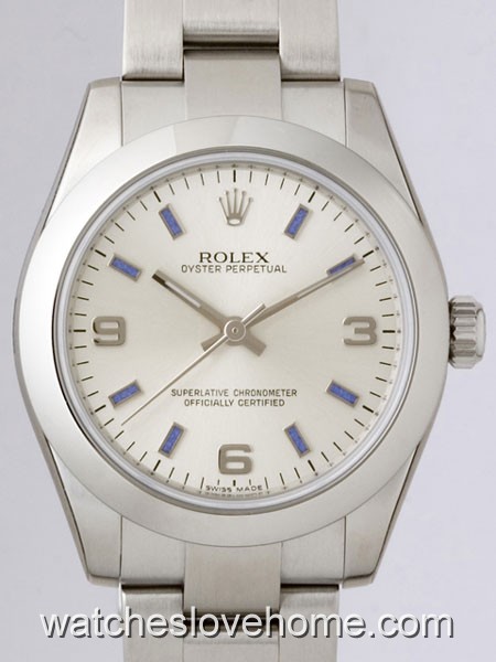 Round Rolex Automatic 31 mm Oyster Date 177200
