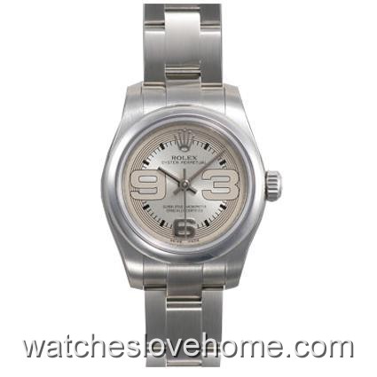 Round Rolex 26mm Automatic Oyster Perpetual 177200