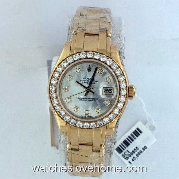 Round Rolex Automatic 29mm Pearlmaster 80298