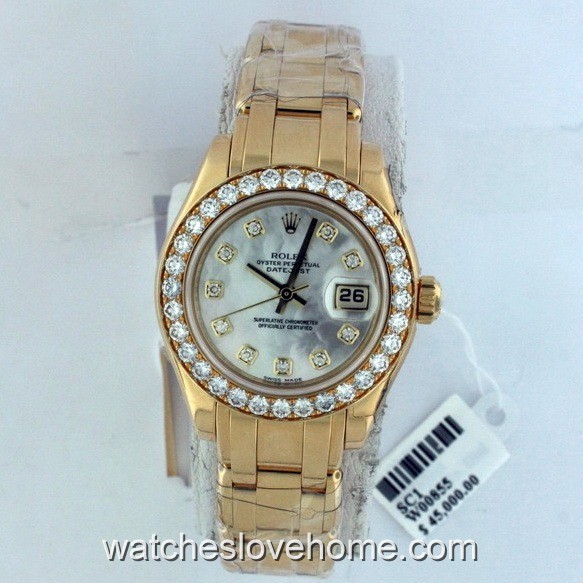 29mm Rolex Round Automatic Pearlmaster 80298