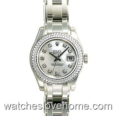 Round 29mm Rolex Automatic Pearlmaster 80339