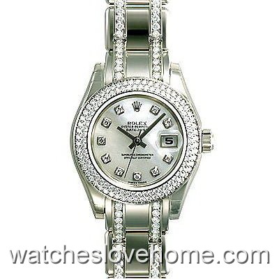 Automatic 29mm Rolex Round Pearlmaster 80339