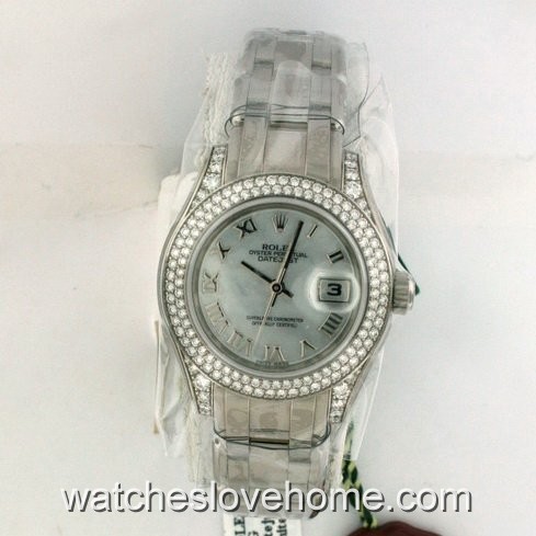 Rolex 29mm Round Automatic Pearlmaster 80359
