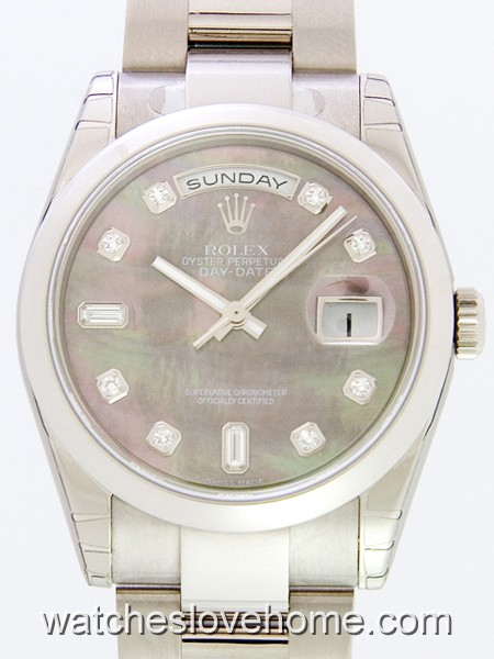 Round Rolex 36 mm Automatic President 118209