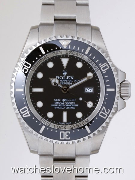 Round 43 mm Rolex Automatic Sea Dweller 116660BKSO