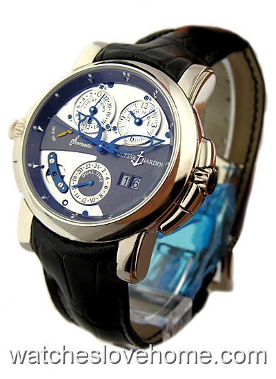 Round 42.0 mm Automatic Ulysse Nardin Sonata Cathedral Dual Time 660-88/213