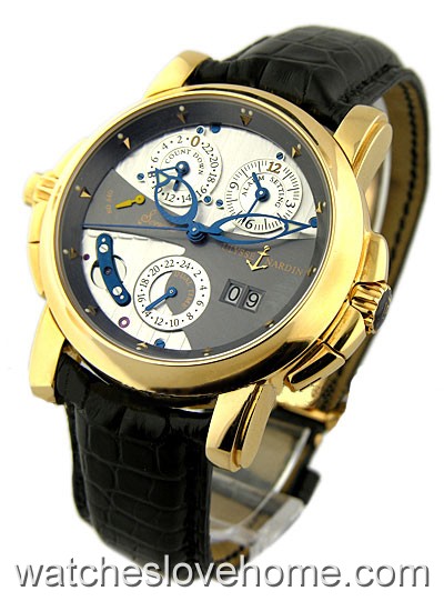 Automatic Ulysse Nardin 42mm Round Sonata Cathedral Dual Time 666-88/212